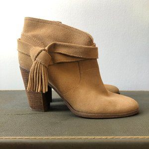 Vince Camuto Ankle Boots Booties 100% Suede Leather, Size 8.5